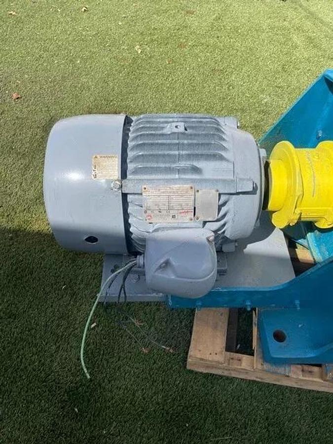 Used Rexnord Link-Belt 2947Y125W Gear Reducer, Ratio 38.4:1, US Elec Motor 15HP