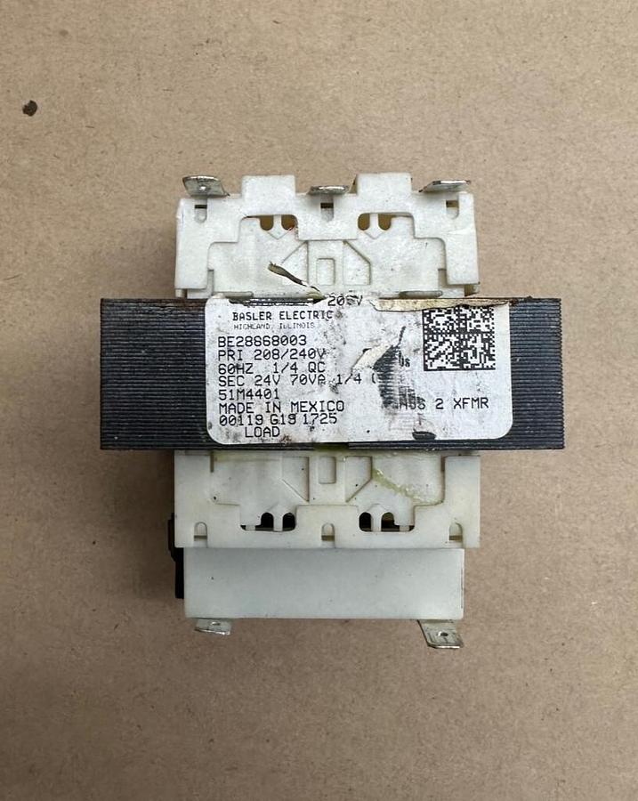 Used Basler Electric BE28868003 Transformer, Class 2 XFMR