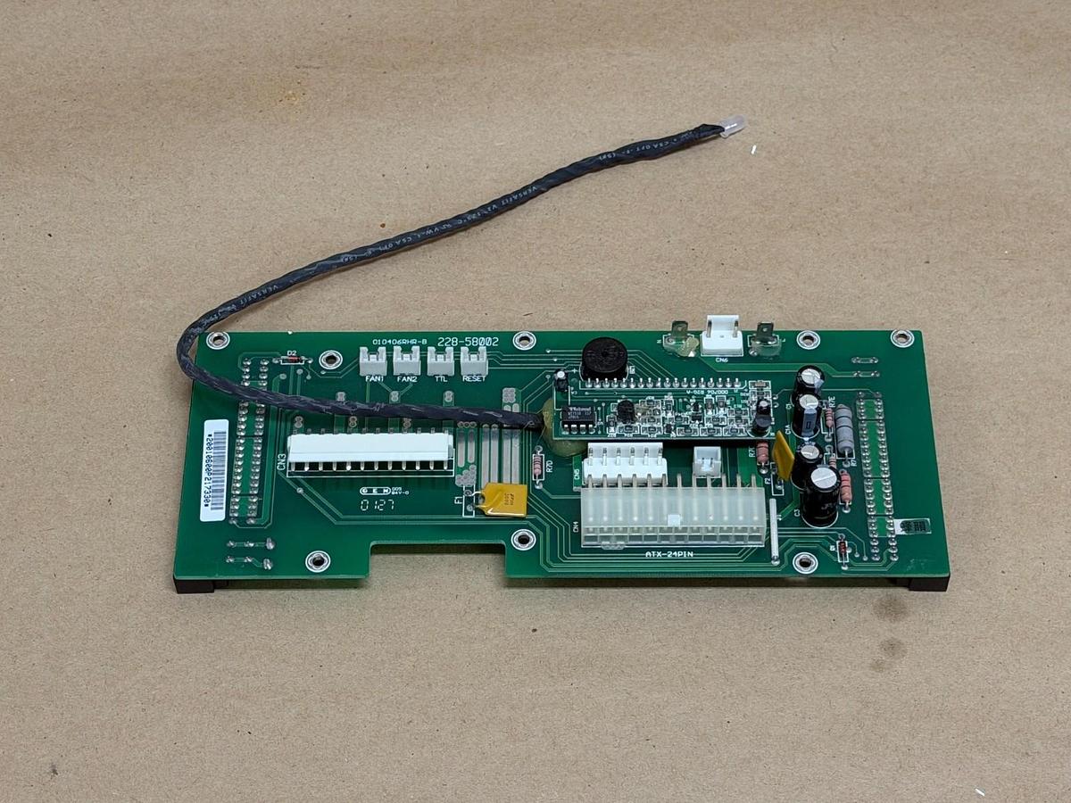 228-58002 Server Chassis Fan/ Front Panel Control Board PCB 010406RHR-B