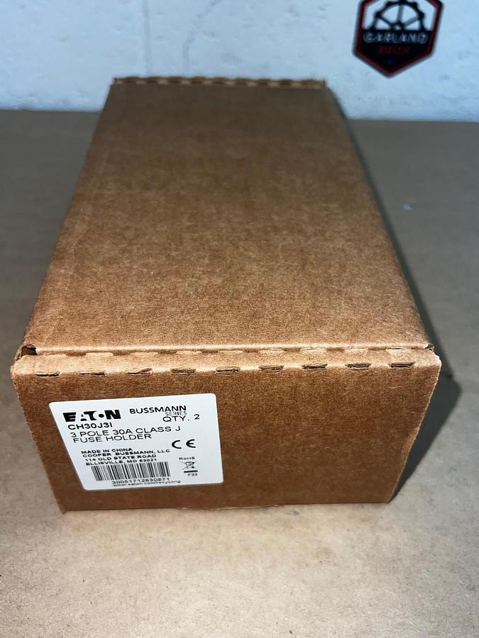 Eaton Cooper Bussmann CH30J3I Fuse Holder 3 Pole 30A Class J Qty 2 *NEW*
