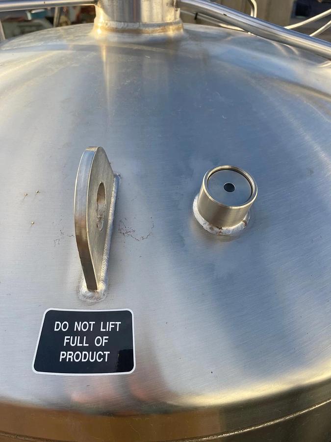 Used Perma-Cyl 2000L Nitrogen Refrigerated Liquid Storage Tank Perma-Cyl 2000 HP PSTR