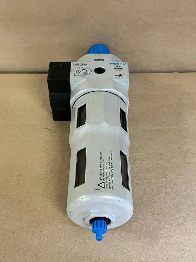 Used Festo LFR-D-5M-MAXI 16 Bar, 240 psi Filter Regulator