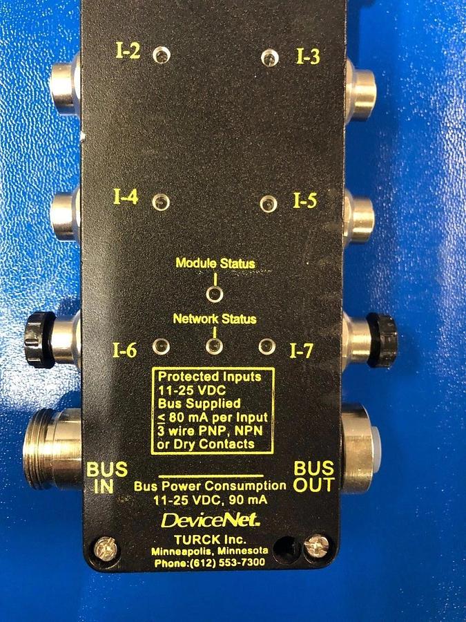 Used Turck CDN-IM-0002 8 Discrete Inputs, Bus Module