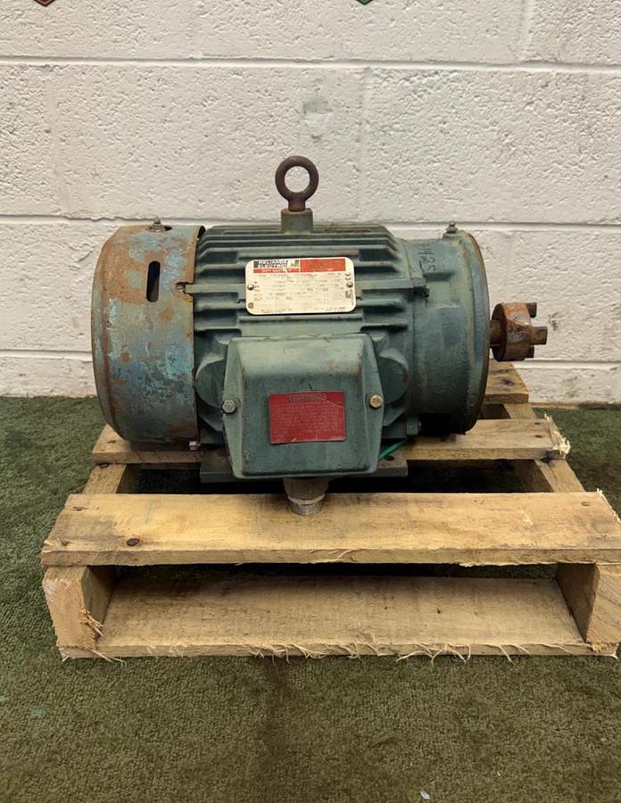 Used Reliance Electric P18G4162B 5Hp, 1750RPM, 230/460V, 3 Phase, L184TC Frame, 60Hz