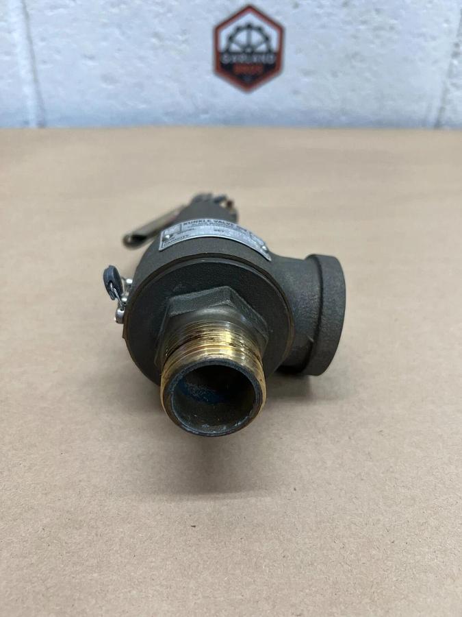 Used Kunkle Valve 6010FEM01-KM Relief Valve, 1”, 90 PSIG
