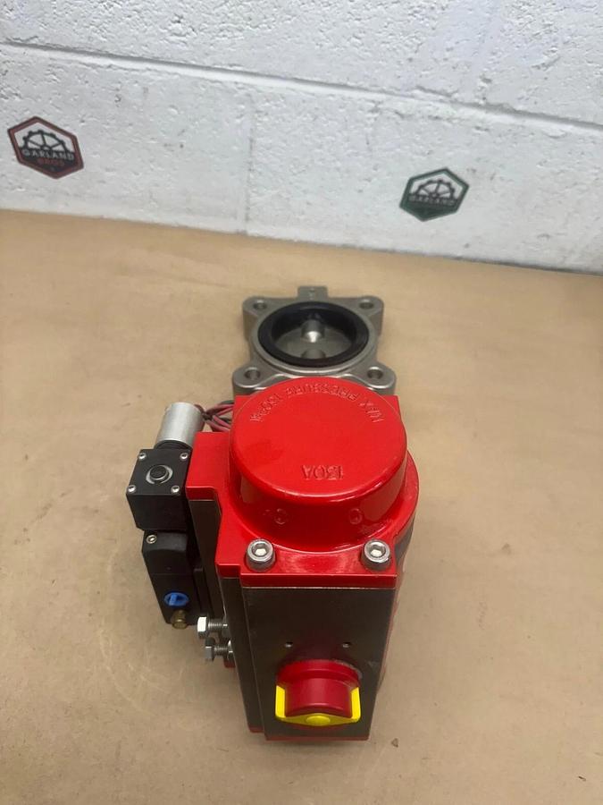 Used Triac OS-L1-0300/2R4SE Butterfly Valve, 3-1/4” Valve