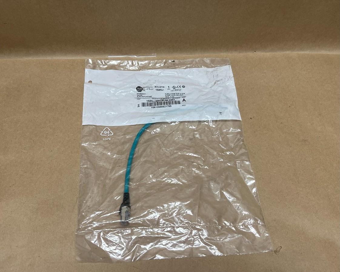 Used Allen Bradley 1585J-M8CBJM-0M3 Ethernet Media Patchcord *FACTORY SEALED*
