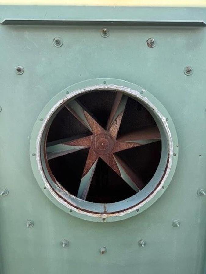 Used American Fan Co IE-21-MH, CW Top Horizontal Blower, 40Hp Motor, 1760RPM 575V
