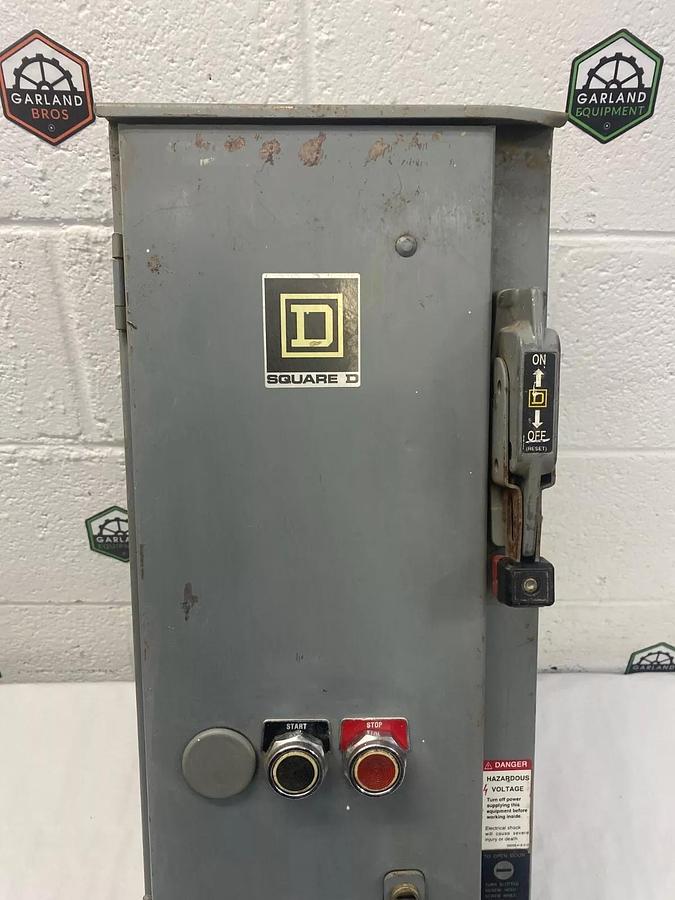 Used Square D 8539 SC54 A Ser D Combination Starter Motor Circuit Protector