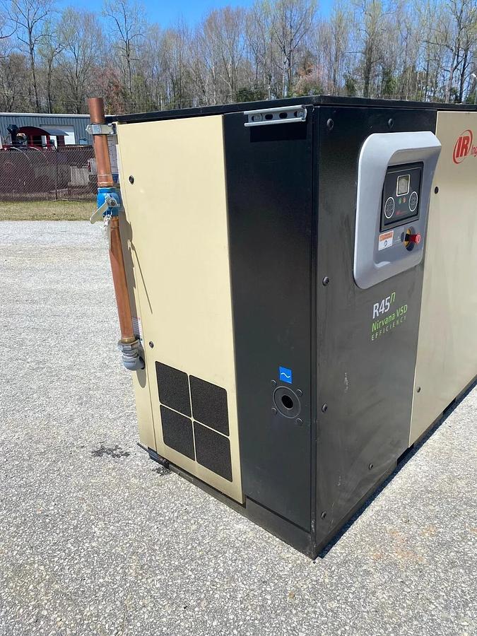 Used Ingersoll Rand R45N Oil-Flooded VSD Rotary Screw Air Compressor