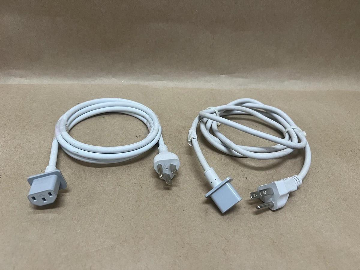 Used Apple iMac AC Power Cord - Lot of 2