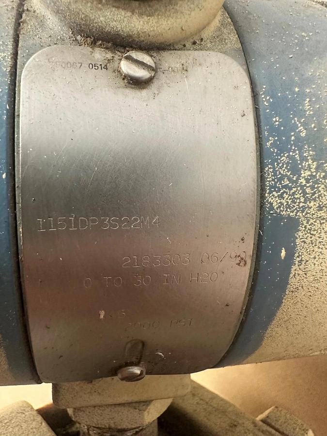 Used Rosemount 1151DP3522M4 Pressure Transmitter - FOR PARTS