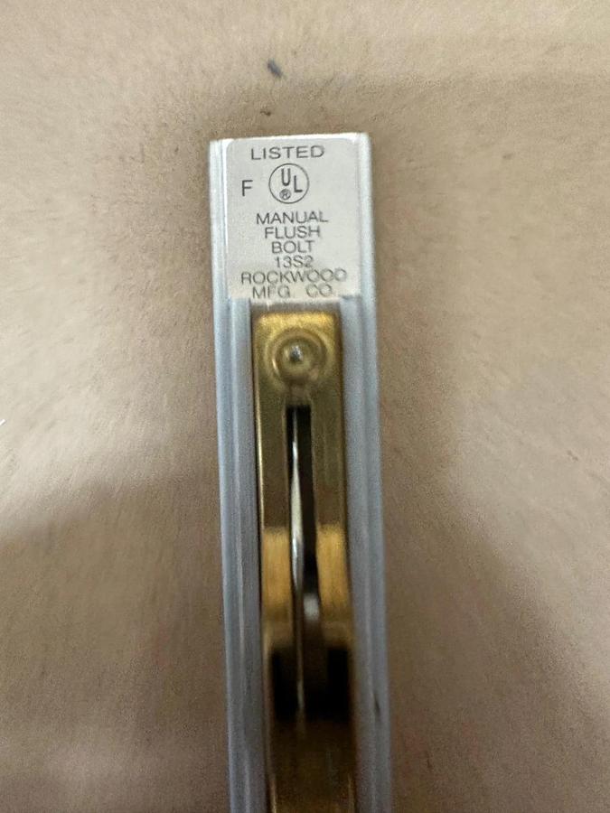 Used Rockwood 555 Lever Extension Flush Bolt *NEW*
