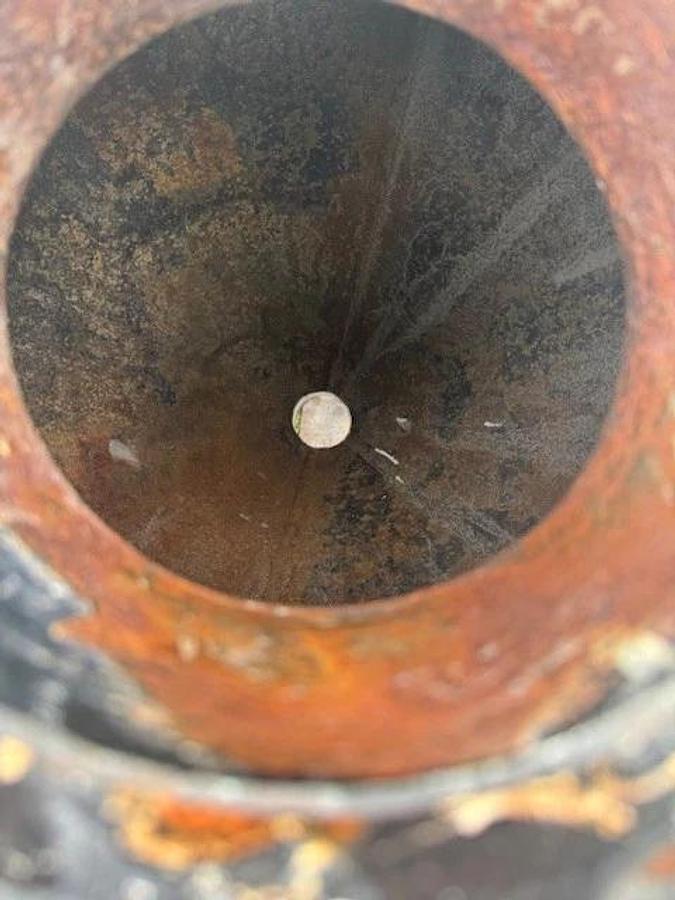 Used Arrow Tank & Engineering Co. 2 Cubic Foot Cone, 75” Diameter, Drawing # 9070A-10