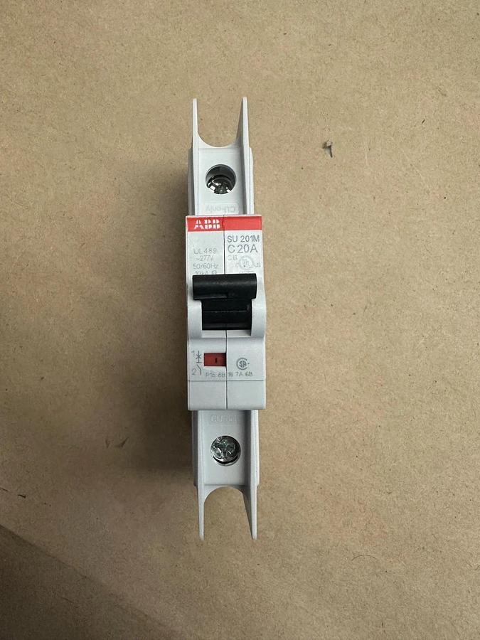 Used ABB SU 201M-C20 Circuit Breaker 20A *NEW*