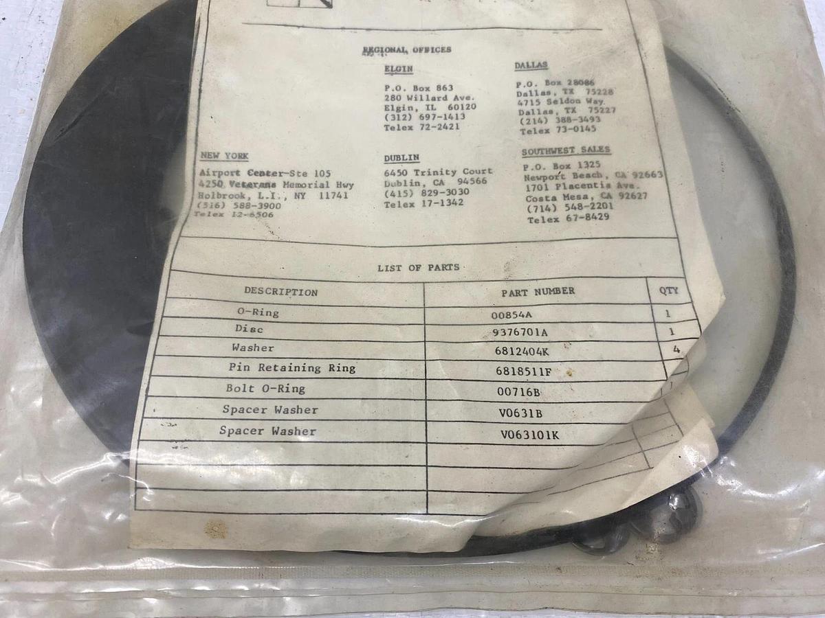 Used Cla-Val 10864H Backflow Repair Parts Kit