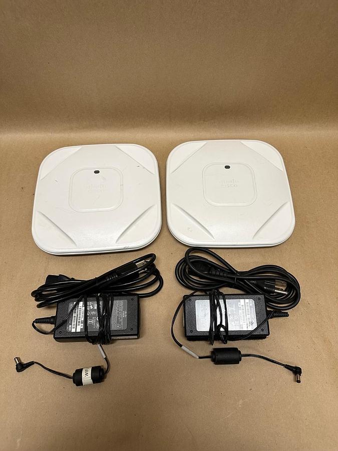 Used CISCO AIR-SAP1602I-A-K9 Wireless Access Point - Lot of 2