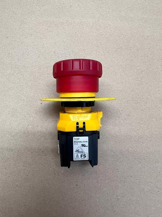 Used PepperL + Fuchs Emergency Stop Button