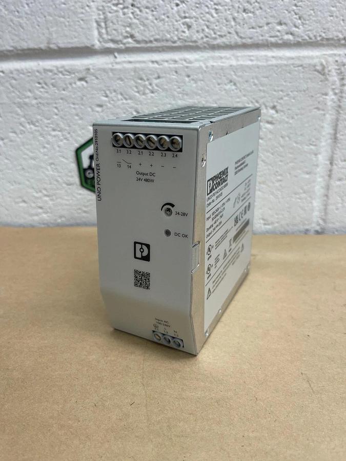 Phoenix Contact UNO2-PS/1AC/24DC/480W Power Supply Unit 29 10 10 6 *NEW*