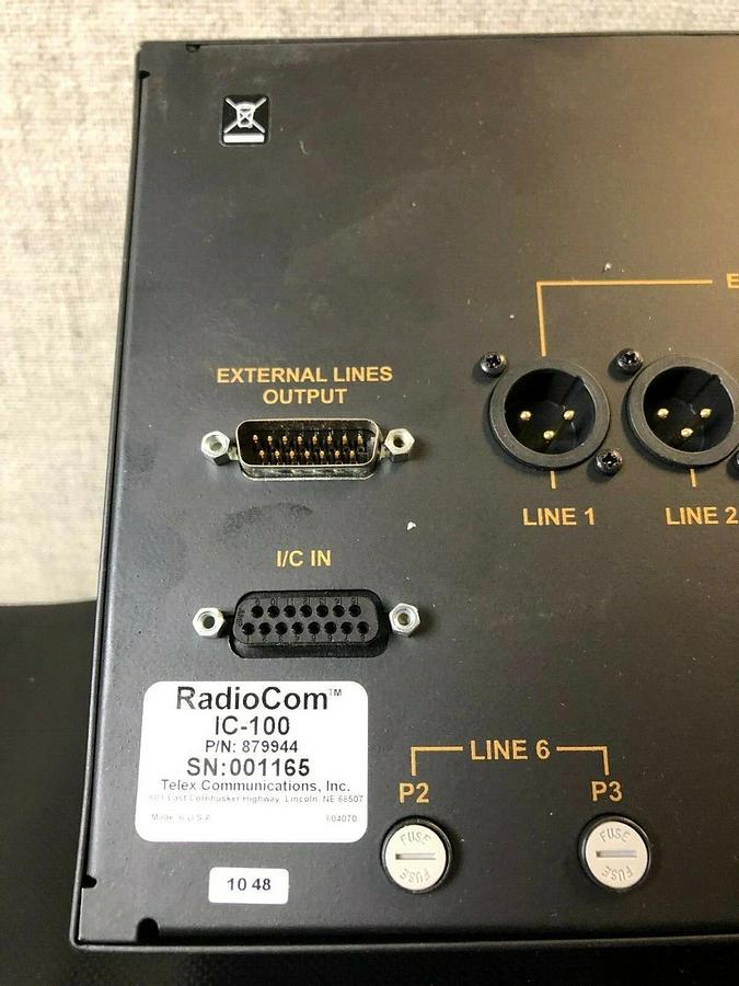 Used Telex RadioCom IC-100, 6-Channel Source Assign Panel