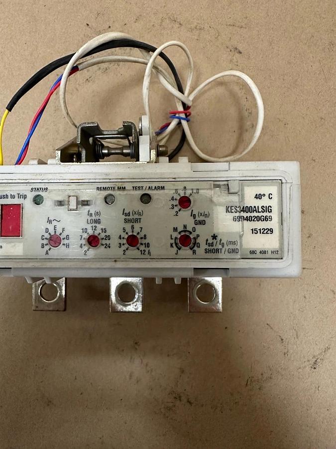 Used Eaton KES3400ALSI Electronic LSI Trip Unit 400A 3 Pole