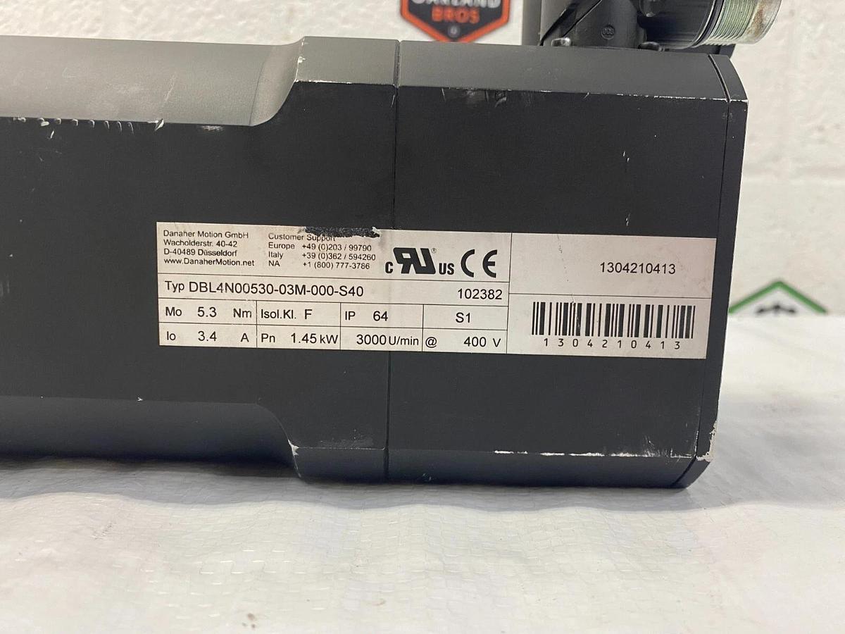 Used Kollmorgen DBL4N00530-03M-000-S40 ID: 102382 Servo Motor