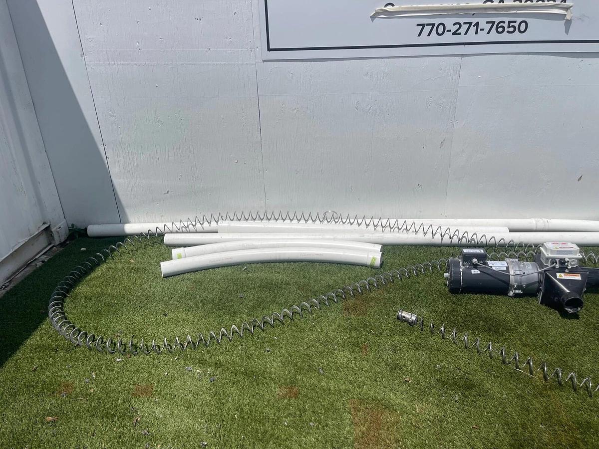 Used Automated Production Systems FLX-5253 Flex-Flo Auger 3”x38’, 1-1/2Hp 1 Ph Motor