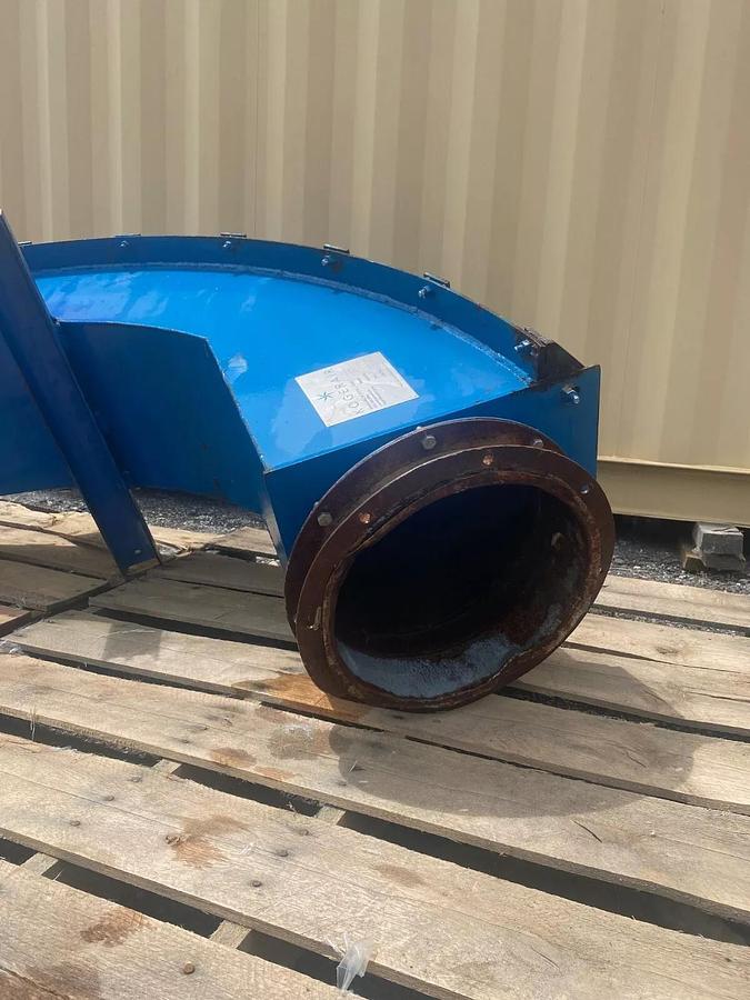 Used Koger Air 12x90 Replaceable Back Elbow, 12” Flange, 90° Elbow