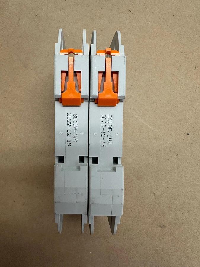 Used Phoenix Contact TMC 81C 10A Circuit Breaker - Lot of 2 *NEW*