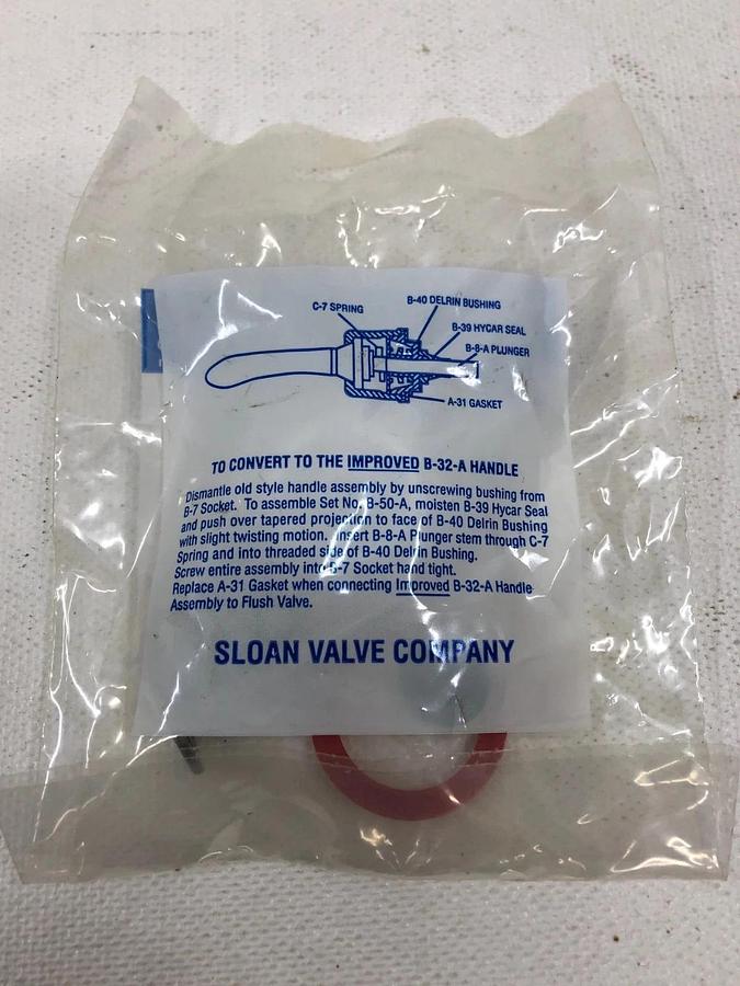 Used Sloan B-50-A Handle Repair Kit for B-32-A Handle Assembly - Lot of 14