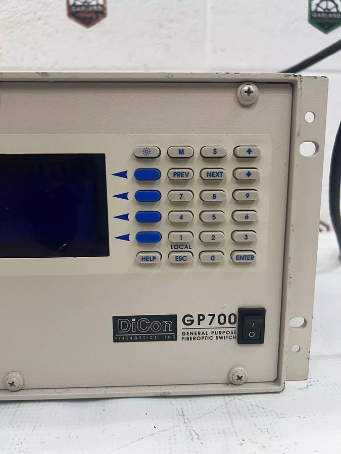 Used DiCon GP700 General Purpose Fiber Optic Switch