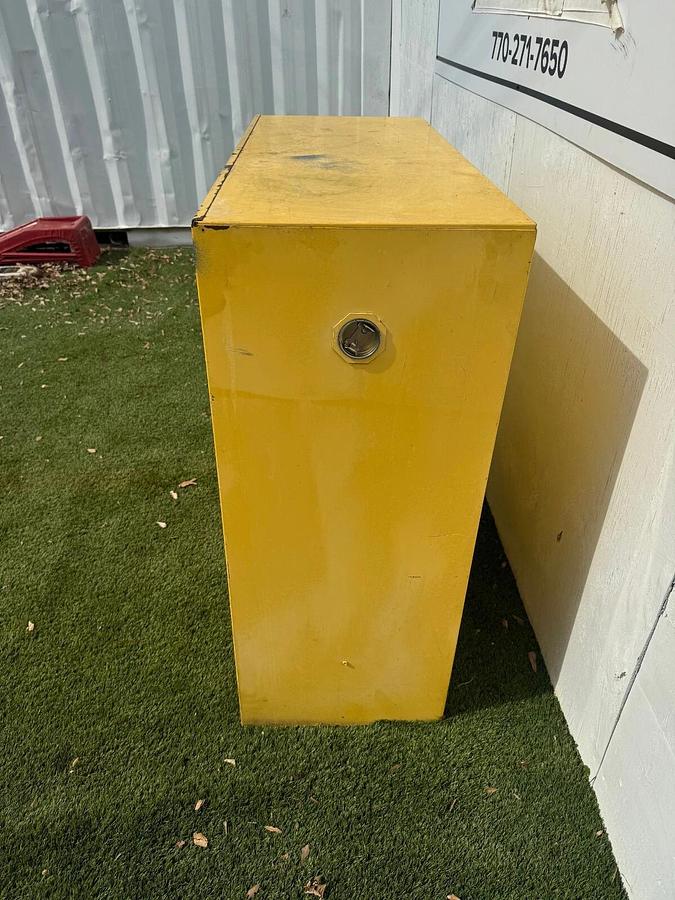 Used Justrite 25300 30 Gallon Flammable Liquid Storage Cabinet, 43” x 18” x 44”