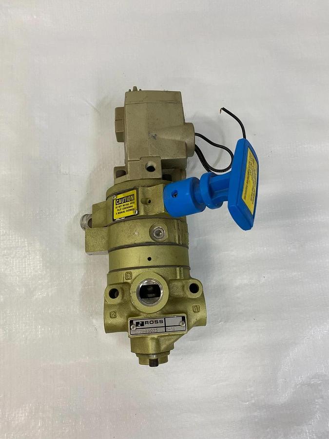 Used ROSS 2773B3075 3 Way Safety Supply Pneumatic Solenoid Valve