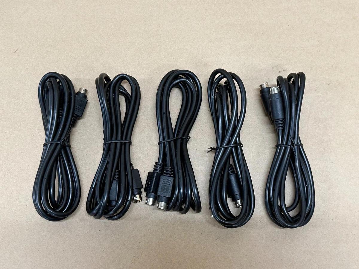 4-Pin Mini-DIN Male-to-Male Cable - Lot of 5