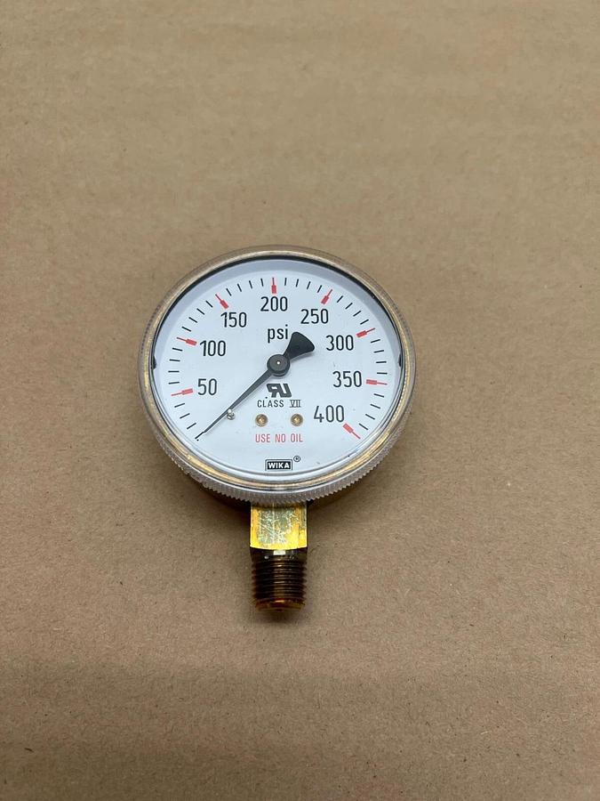 Wika 111.11 2.5” 4000PSI 1/4” NPT Pressure Gauge P/N 8610908