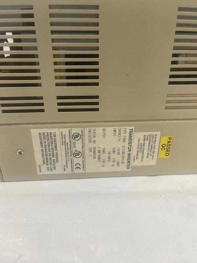 Used Toshiba VT130G3U4110, G3 Transistor Inverter
