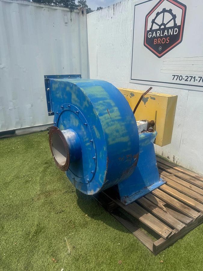 Used Industrial Blower Fan CW Top Horizontal Blower, No Drive, 12” Inlet
