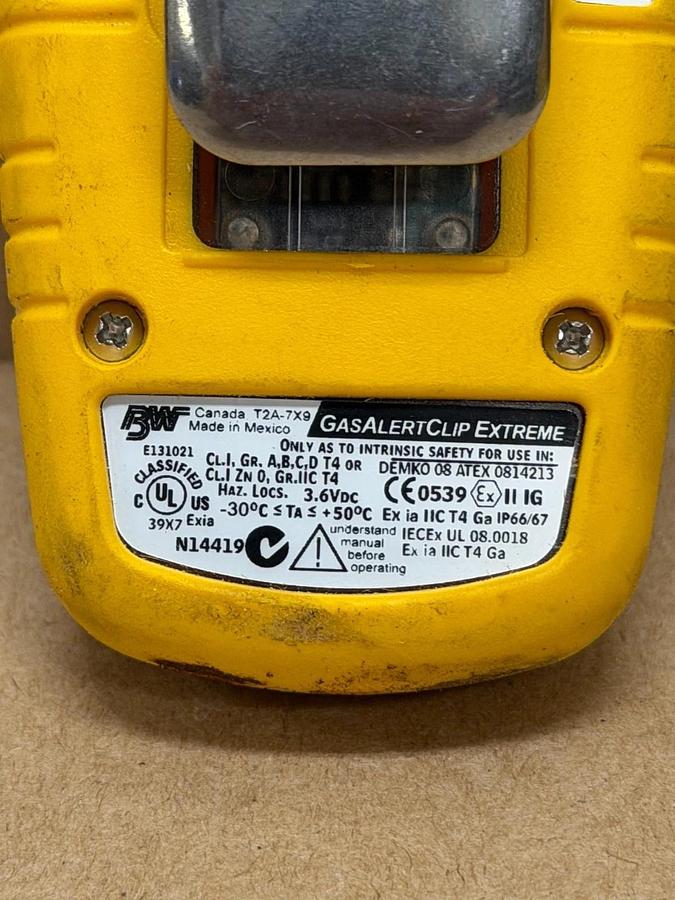Used BW Technologies GA24XT-M Gas Alert Clip