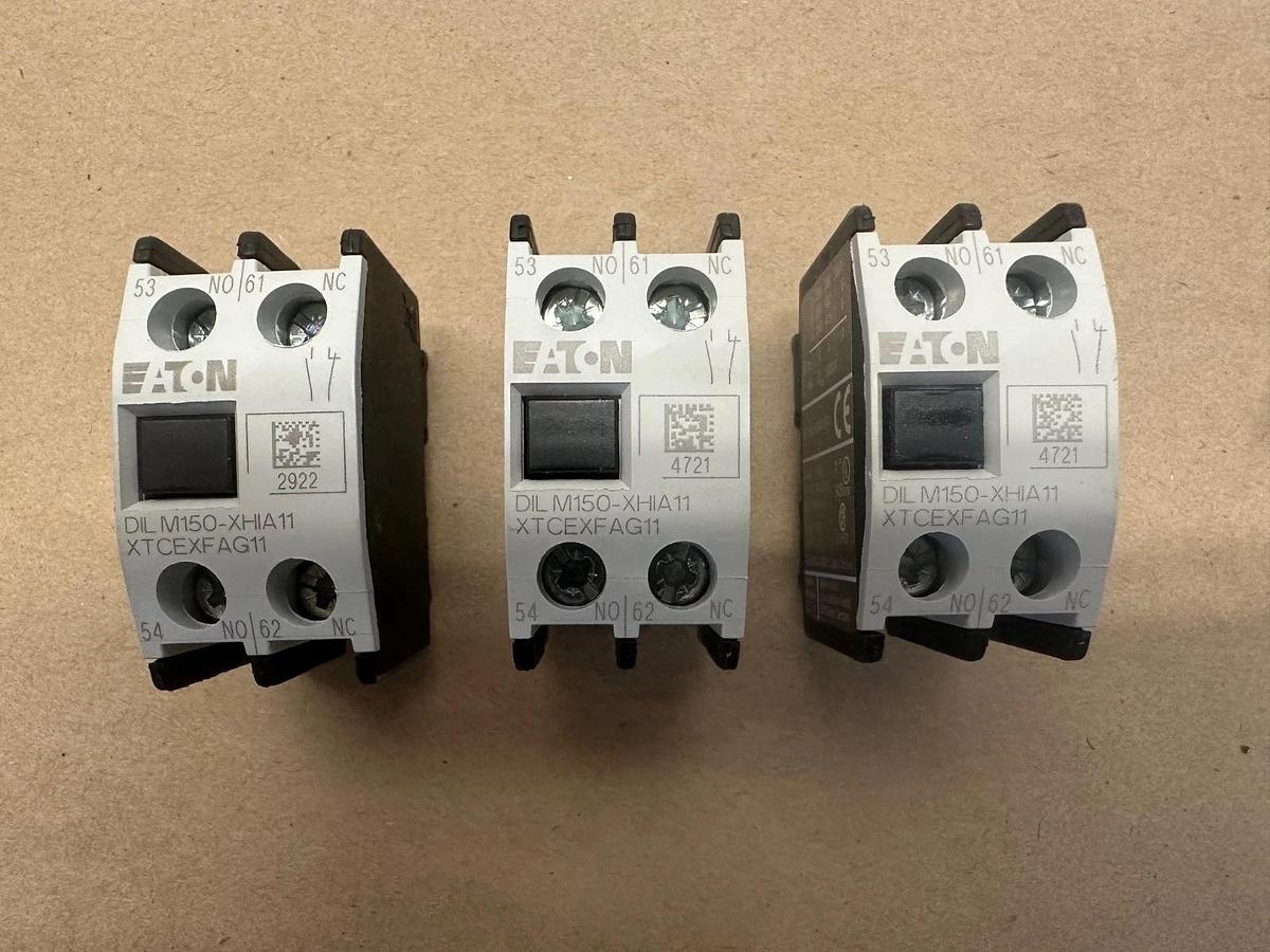 Eaton DILM150-XHIA11 Auxiliary Contact Module *NEW* (1 Box of Qty 3)