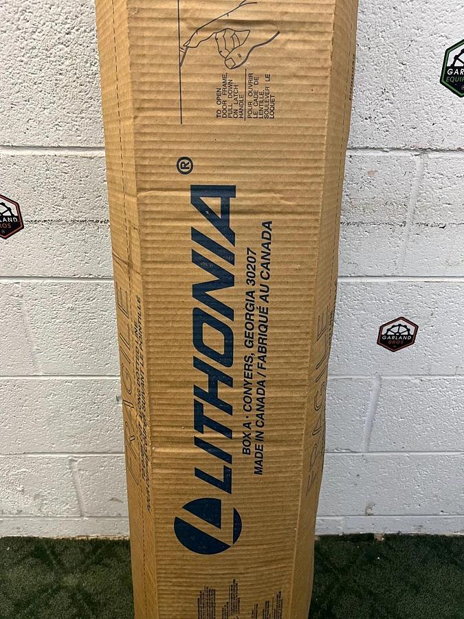 Used Lithonia Lighting SPG240A12120ES Specification Premium Lensed Troffer 1’ x 4’