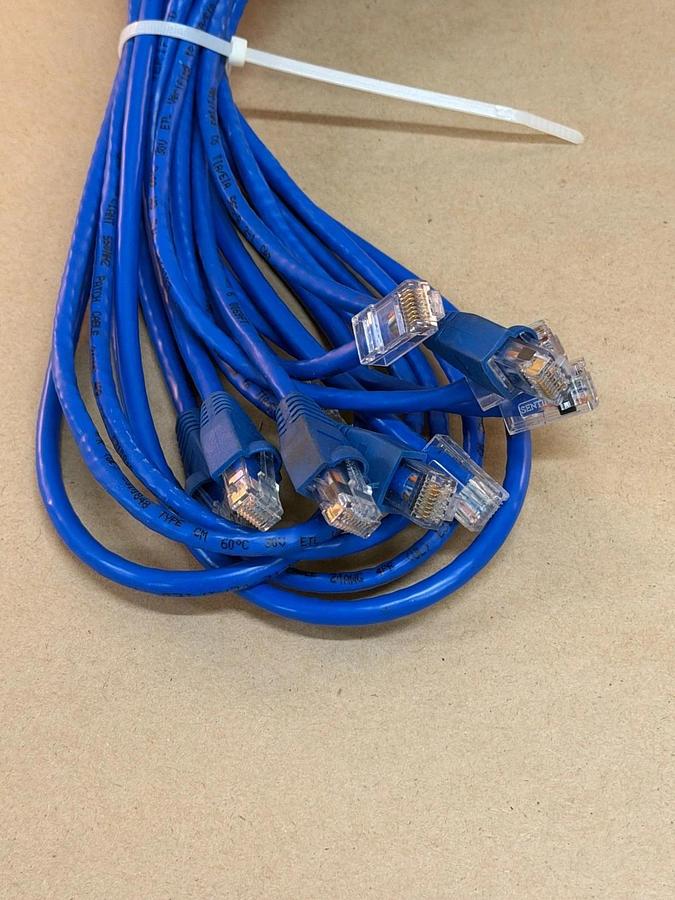 Used E188630 Type CM 24 AWG Ethernet Cable - Lot of 5