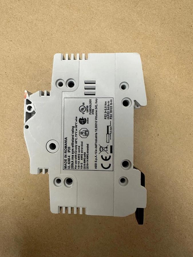 ABB E92/30CC Terminal Fuse Holder *NEW*