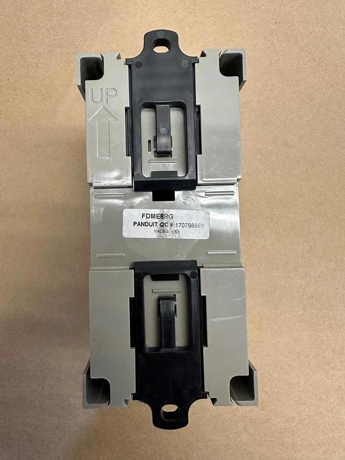 Panduit FDME8RG 8 Port DIN Rail Mount Fiber Enclosure *NEW*