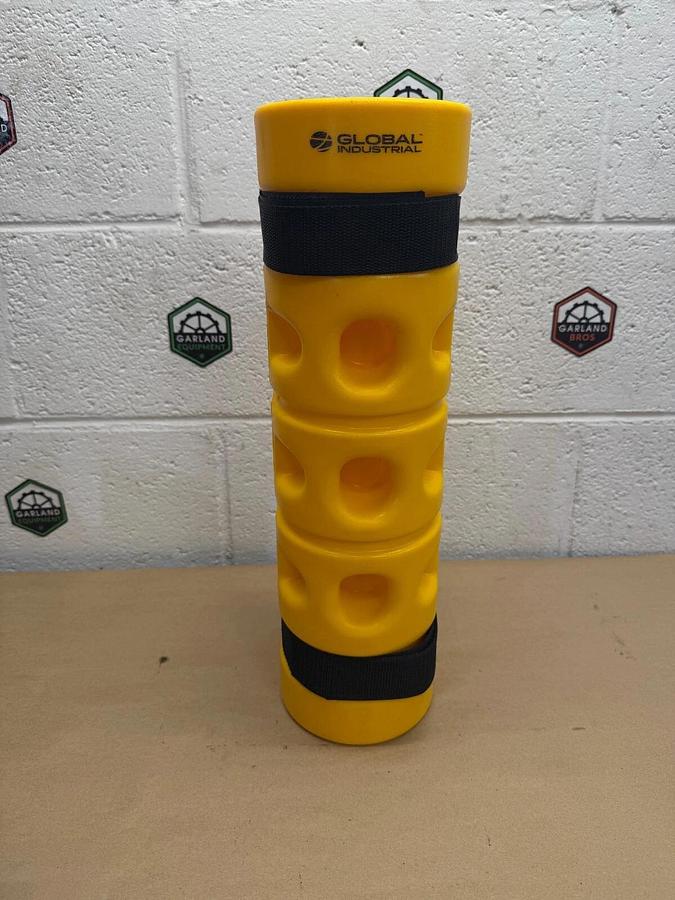 Used Global Industrial 799047 Rack Protector, 3”x3” Opening, 18” H, Yellow