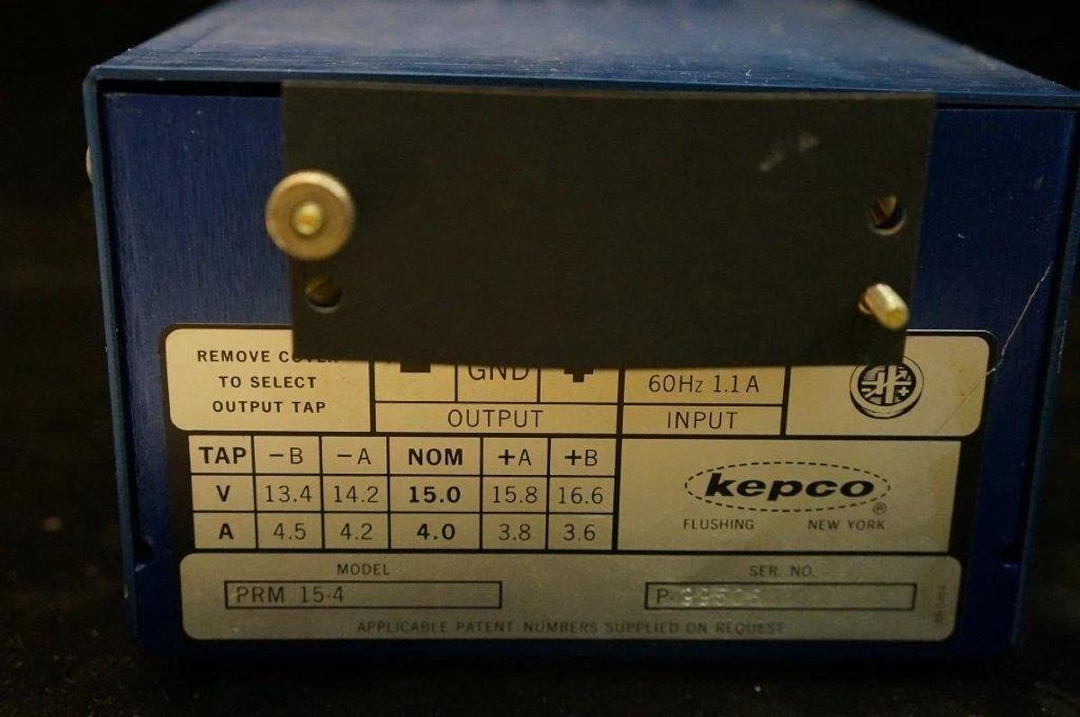 Used Kepco PRM 15-4 Modular Voltage Stabilizer
