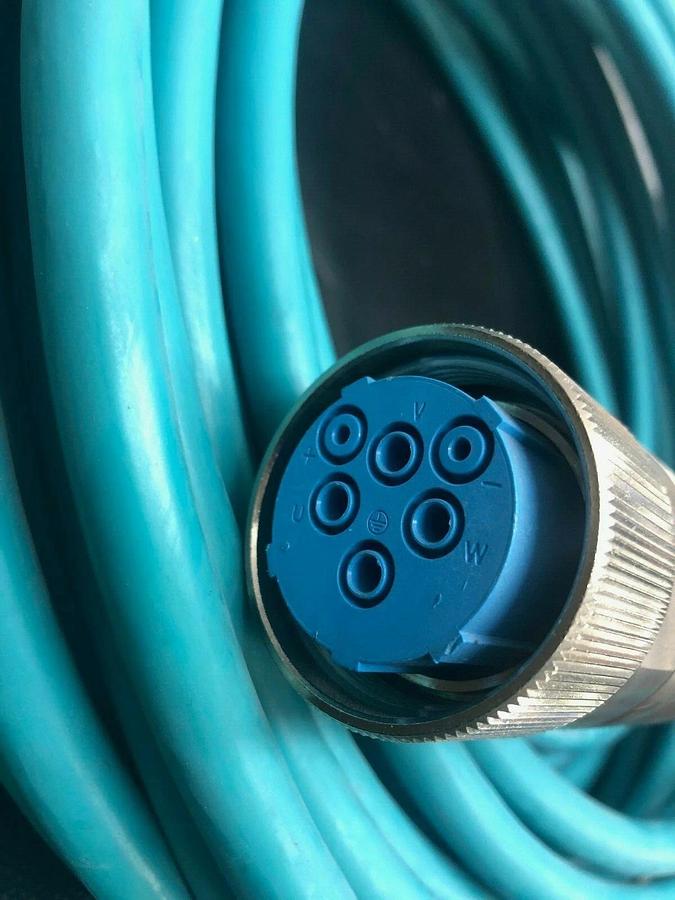 Used Siemens Sinumerik Simodrive Cable, 570102.002.01 Cable w/ P4LN 470 Plug