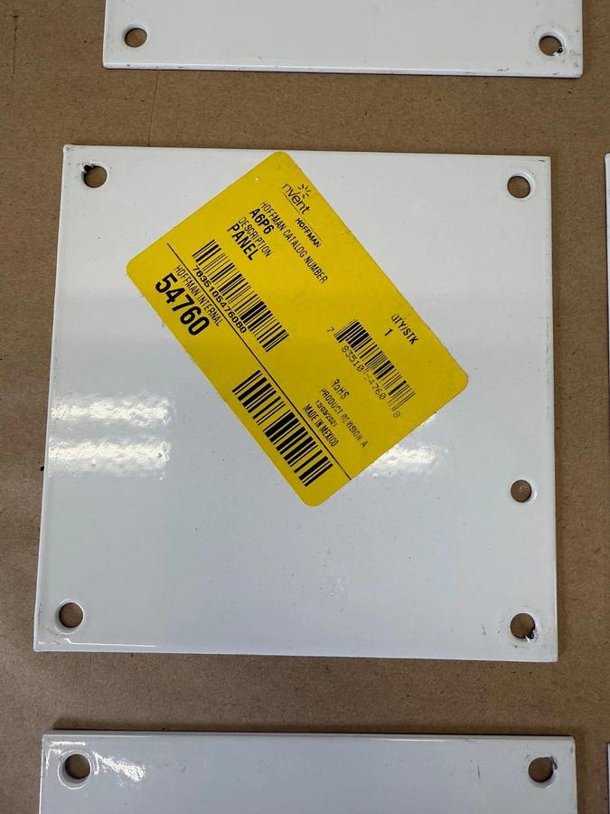 Used Hoffman/NVent A6P6 Interior Panel Cover 4-7/8” x 4-7/8” (Lot of 13) *NEW*