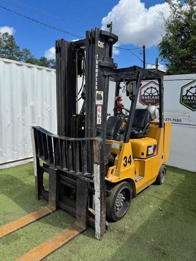 Used Caterpillar ForkLift GC45KSTR, 9100 lbs, Cushion Tire, LP Forktruck