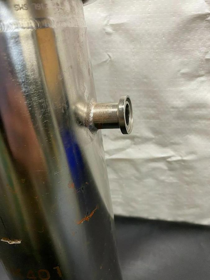 Used Millipore TNK401 Stainless Steel Filter Housing, 1/2" Inlets/Outlets