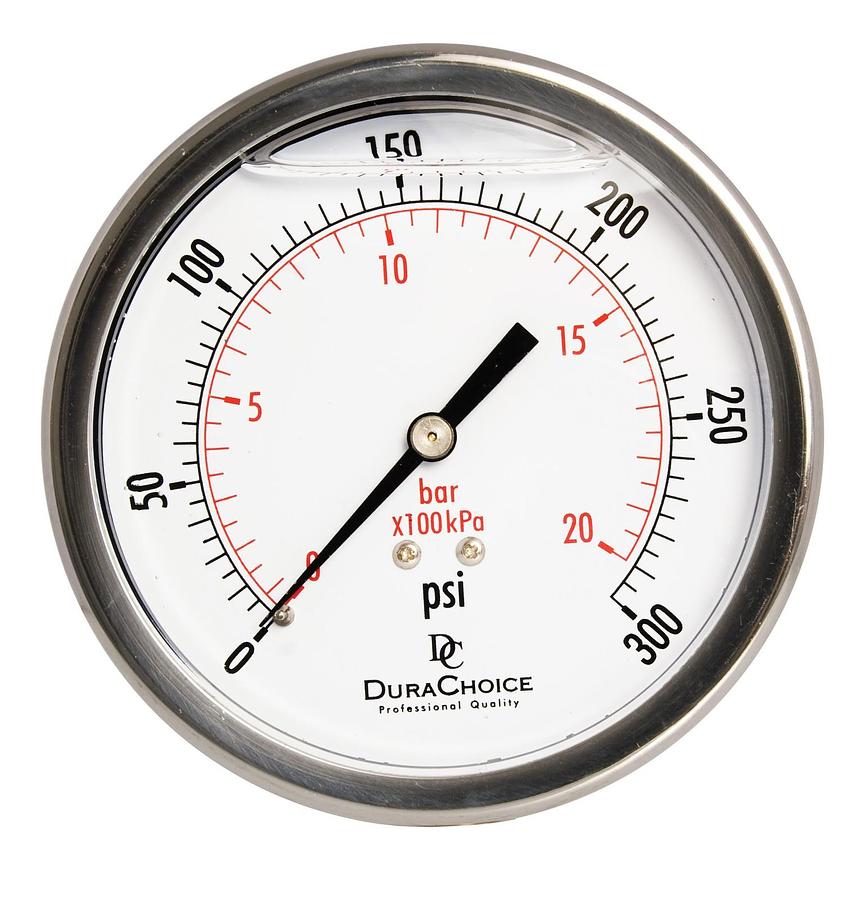 Used Solfrunt SST 316 Pressure Gauge PSI 60 dial # 33003